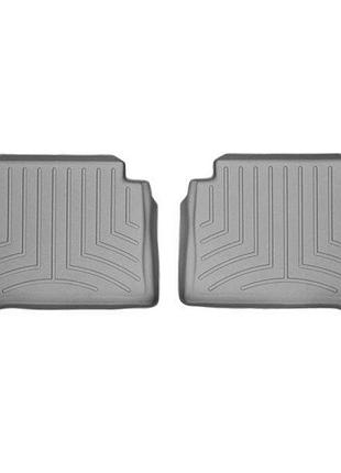 Коврики в салон mercedes-benz e-class w211 2003-2009, с бортом, задние, серые, weathertech 460882