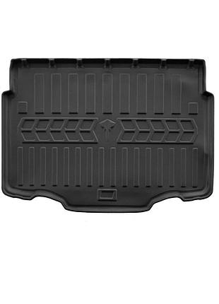 Коврик в багажник jeep avenger 2023- нижняя полка, с бортом, полиуретан, stingray 6046151