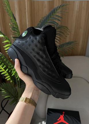 Кросівки air jordan 13 retro altitude total black