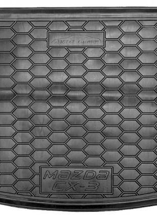 Коврик в багажник mazda cx-3 2018-, полиуретан, 111686 avto-gumm