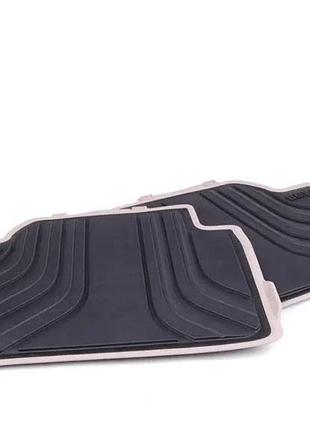 Оригинальные коврики в салон bmw 3-series f30/4 f36 2012-, modern line, задние, 2шт, 51472220142