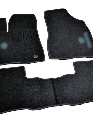 Коврики в салон (ворсовые) toyota highlander 2013-, черные, 3шт, avtm blccr1826