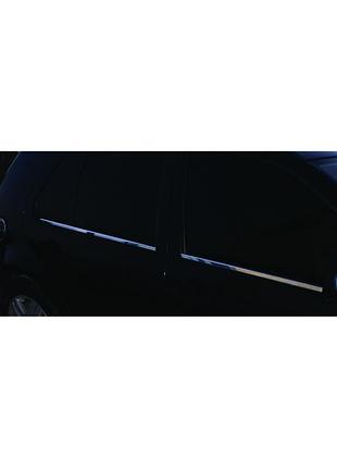 Накладки хромированные на стекла (нижние) (4шт) volkswagen golf 4 1996-2003, carmos, 6450403