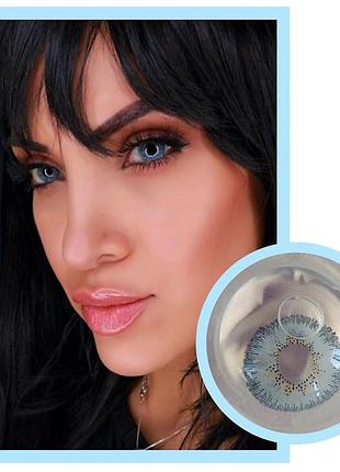Цветные линзы fresh lady s gray blue