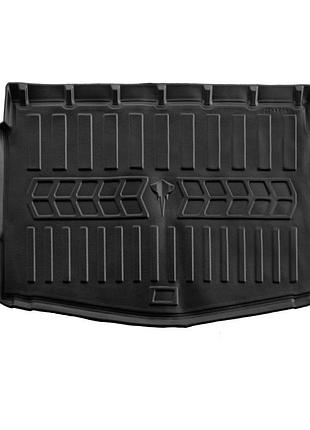 Коврик в багажник volkswagen golf 8 hb 2020- нижняя полка, с бортом, полиуретан, stingray 6024621