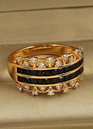 Кільце xuping jewelry код сутінків золотисте
