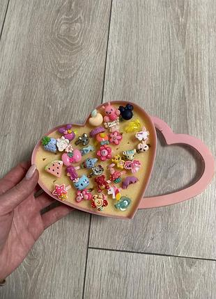 Набор игрушечных  колечек для девочки