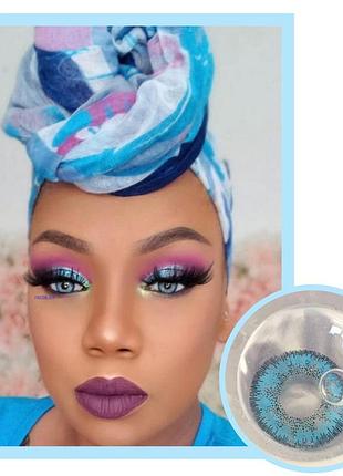 Цветные линзы fresh lady n cool blue