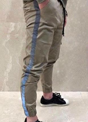 Штаны мужские рефлектив на манжете / штани чоловічі рефлект на манжеті3 фото
