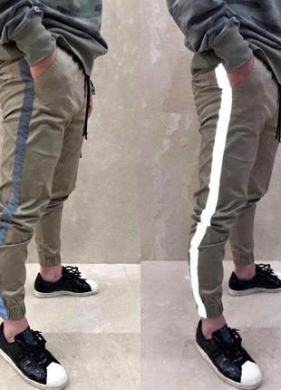 Штаны мужские рефлектив на манжете / штани чоловічі рефлект на манжеті5 фото