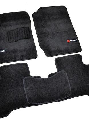 Коврики в салон (ворсовые) suzuki grand vitara 2005-, premium, черные, avtm blclx1592