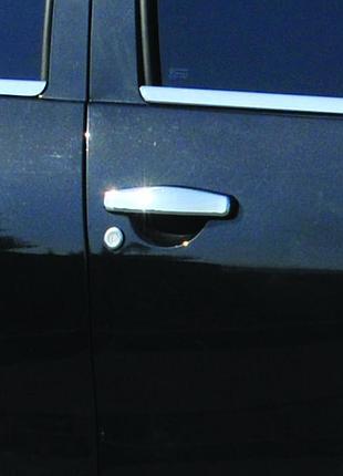 Накладки хромированные на ручки (4шт) dacia/renault duster 10-/sandero 08-13/lodgy 12-/clio/symbol 08-12 4шт, carmos, 64524517