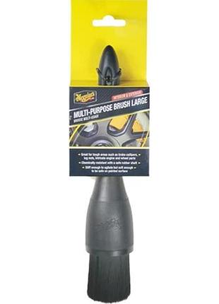 Щетка универсальная длинная meguairs multipurpose brush large (черный) 24см meguiars x210600eu