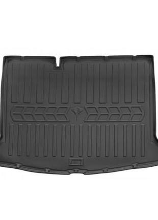 Коврик в багажник volkswagen golf 5 hb 2003-2008, нижняя полка, с бортом, полиуретан, stingray 6024381