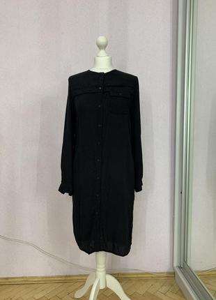 Платье рубашка чёрная