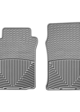Коврики в салон toyota land cruiser prado 120/lexus gx470 2003-2008, передние, серые, weathertech w39gr