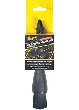 Щетка универсальная средняя meguiars multipurpose brush medium (черный) 20см meguiars x210500eu
