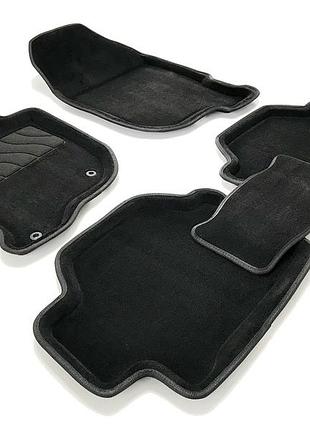 Коврики в салон (ворсовые) mitsubishi pajero sport 2008-2015, черные, 5шт, seintex, 83738