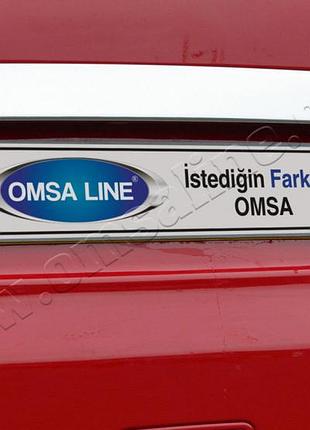 Накладка хромированная над номером багажника volkswagen t5 (1-дверный) 2003-, omsaline, 7522052