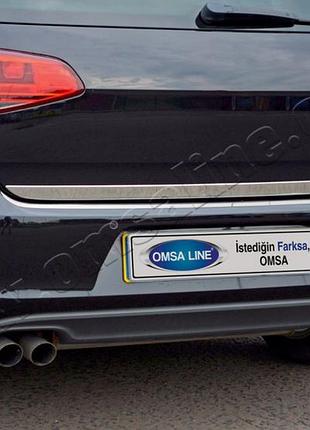 Накладка хромированная на кромку багажника volkswagen golf 2013-, omsaline, 7515053