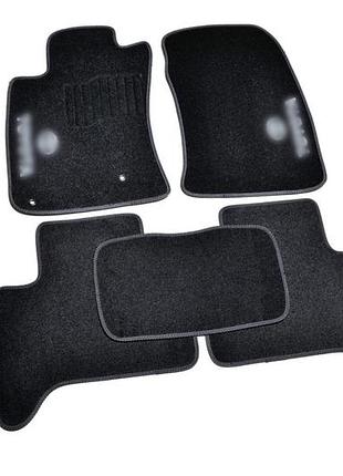 Коврики в салон (ворсовые) toyota land cruiser prado 120 2003-2009, черные, 5шт, avtm grcr163612