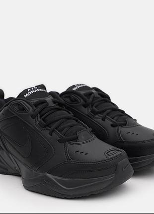 Черные кожаные кроссовки nike 44 размера стелька 28 см натуральная кожа новые мужские кроссовки оригинал