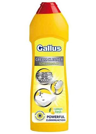 Засiб очисний для кухонних та офiсних меблiв 700мл молочко cleaner lemon fresh тм gallus