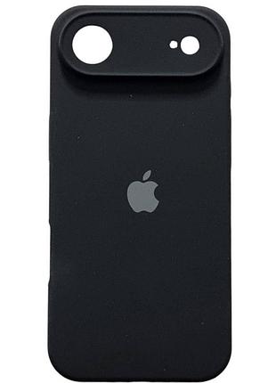 Чохол silicone case full camera protective (aa) для apple iphone 17 air (6.5") чорний / black