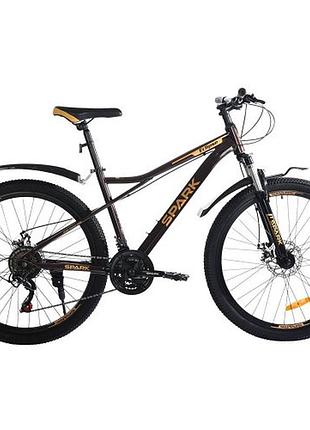 Велосипед spark eclipse (колеса – 26", стальная рама – 15") темно-коричневый
