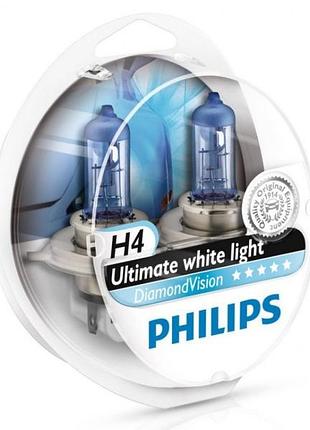 Автолампа h4 diamond vision 12v 60/55w p43t-38 (кт 2шт)