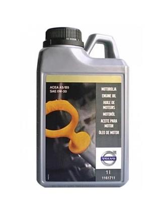 Моторное масло volvo engine oil 0w-30 1л volvo 1161711