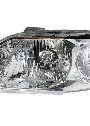 Фара передняя chevrolet aveo sd 2006-2011/zaz vida sd 2012-, левая h4, с корректором, depo, 235-1104lmld-em