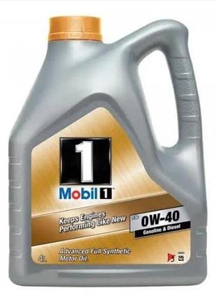 Моторное масло mobil fs 0w-40 4л mobil 151050