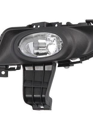Противотуманная фара mazda 3 sd 2003-2006, левая, depo, 216-2010l-uqd
