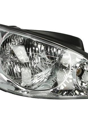 Фара передняя hyundai getz 2005-2010, правая h4, электрическая регулировка, с моторчиком, depo, 221-1141r-ld-em