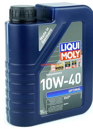 Моторное масло liqui moly optimal 10w-40 1л liqui moly 3929