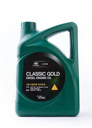 Моторное масло hyundai/kia classic gold diesel 10w-30 6л hyundai/kia 0520000610