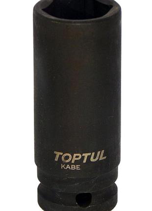 Головка торцевая ударная длинная 1/2" 21мм toptul kabe1621