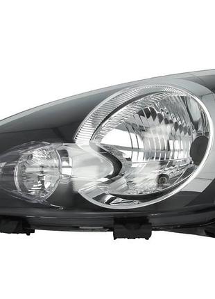 Фара передняя toyota aygo 2005-2013, левая h4, электрическая регулировка, depo, 212-11k2l-ld-em