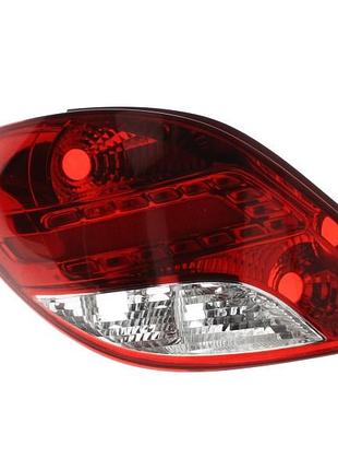 Фонарь задний peugeot 207 2009-2012, левый, depo, 550-1957l-ue