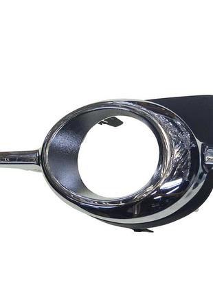 Оригинальная рамка решетки бампера toyota rav4 2007-2013, левая, хром, 52040-42010