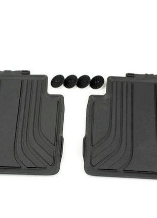 Оригинальные коврики в салон bmw 3-series f30/4 f36 2012-, задние, 2шт, 51472219802