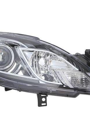 Фара передняя mazda 6 (gh) 2010-2013, правая h9/h11, автоматическая/механическая регулировка, depo, 216-1155r-lemn1