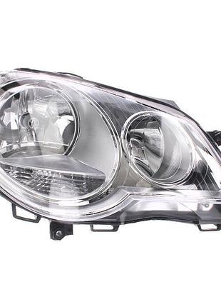Фара передняя volkswagen polo 2005-2009, правая h7/h1, электрическая регулировка, depo, 441-11a8r-ld-em