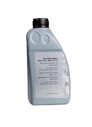 Тормозная жидкость mercedes-benz dot 4+ 1л mercedes-benz a000989080713