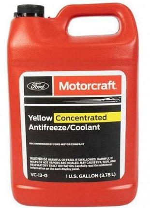 Антифриз-концентрат motorcraft antifreeze specialty engine coolant g13 желтый 3,78л ford vc13g