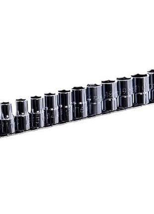 Набор головок 1/2" 15ед. 815,17,19,22,24,27,30,32мм (на планке) toptul gaaq1603u