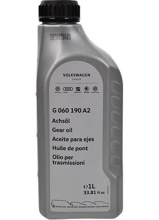 Трансмиссионное масло vag для редукторов 1л vag g060190a2
