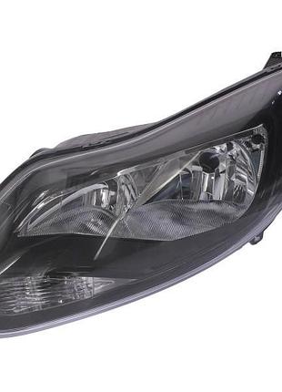Фара передняя ford focus 3 2012-2014, левая, черная рамка, depo, 431-11a4lmldem2