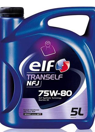 Трансмиссионное масло elf tranself nfx 75w 5 л elf 223530